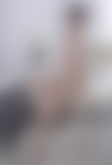 Peachy getting ready for her massage