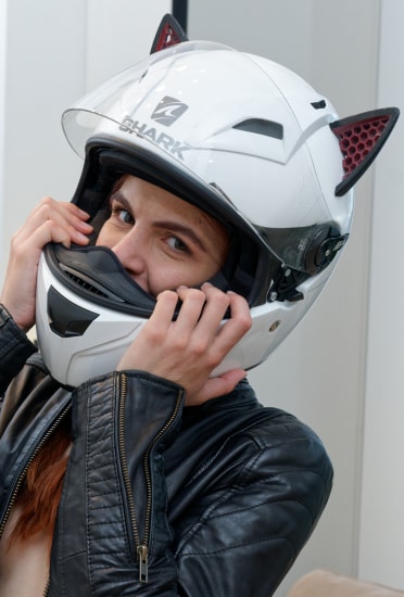 Sirena Milano is a leather kitty 